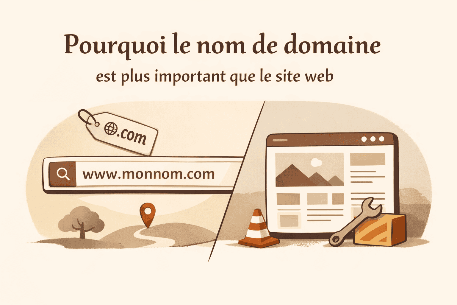 Nom de domaine ou site