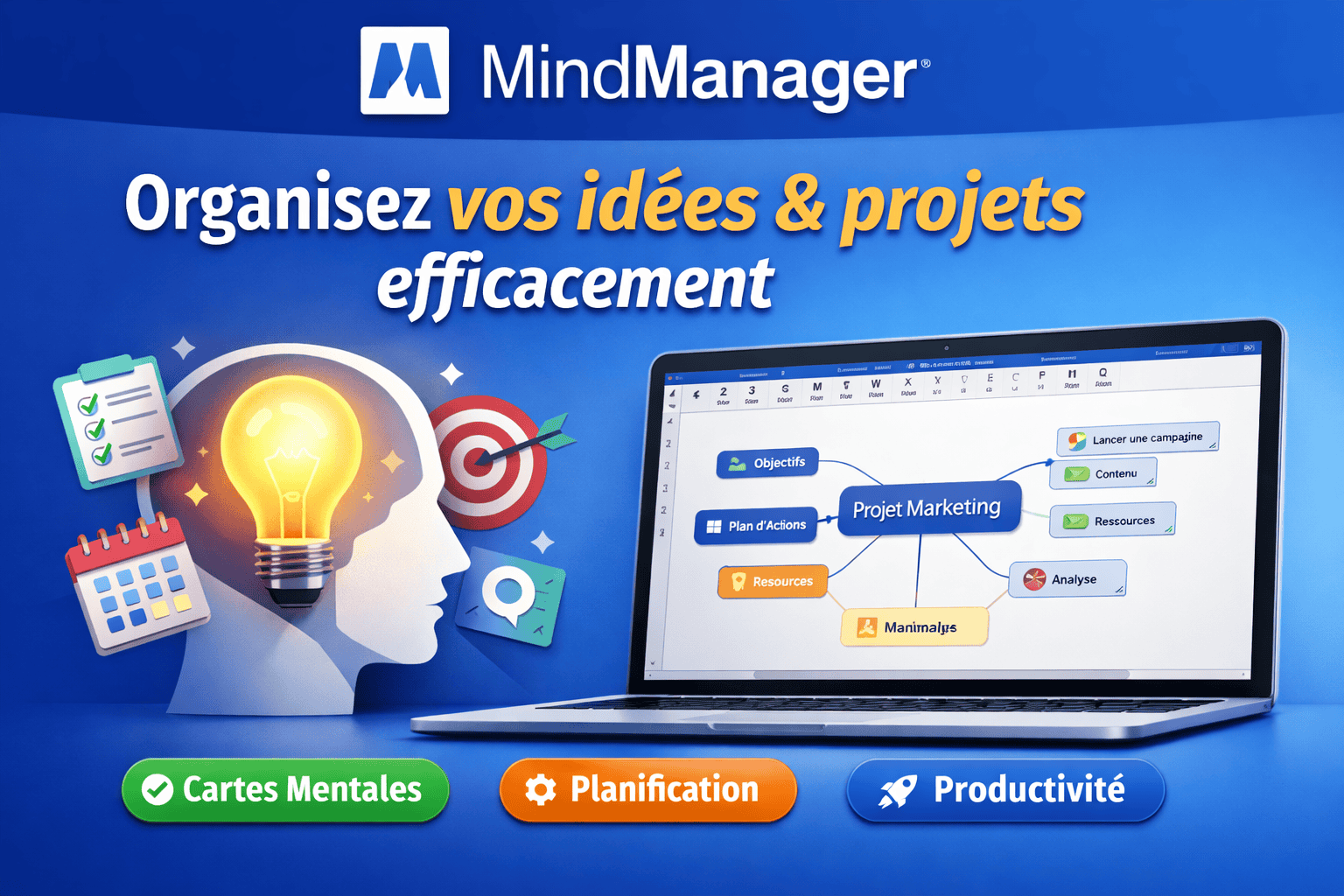 Organisez vos idées et structurez vos projets efficacement