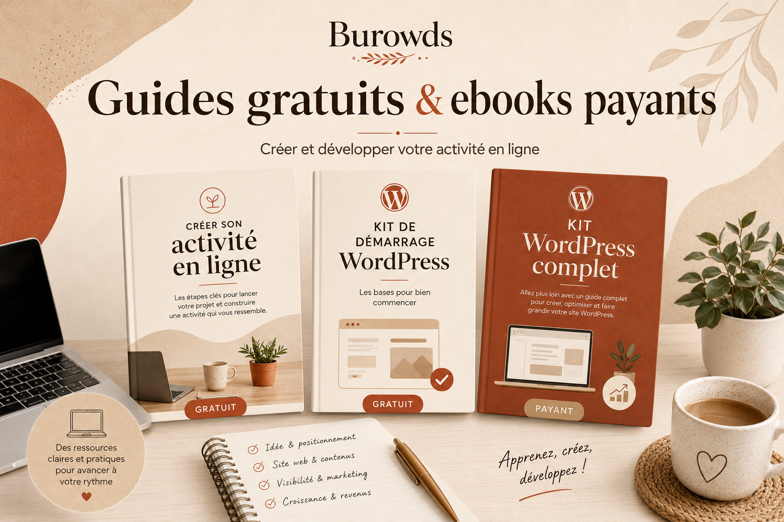 ebooks pour créer son activité en ligne